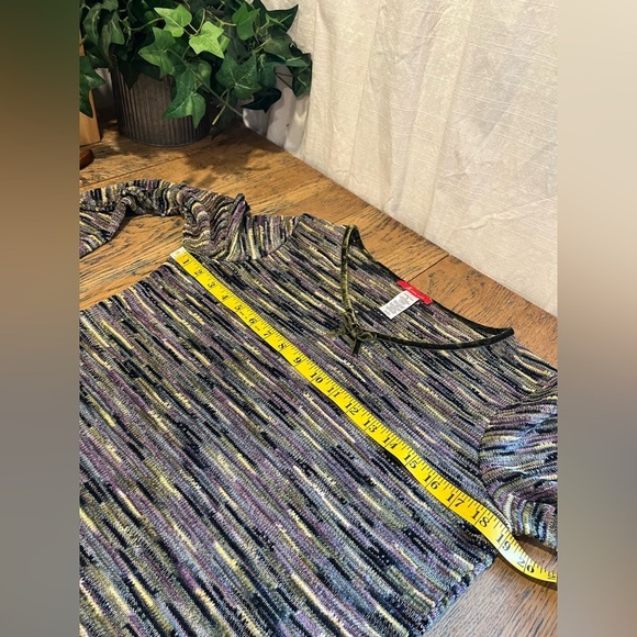 Y2K ANN KLEIN velvet sweater size M - Picture 3 of 9